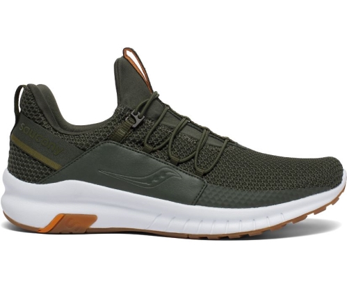 Tenis Saucony Stretch & Go Glide Hombre Zapatillas Running Verde / Gum México MX-023-CU